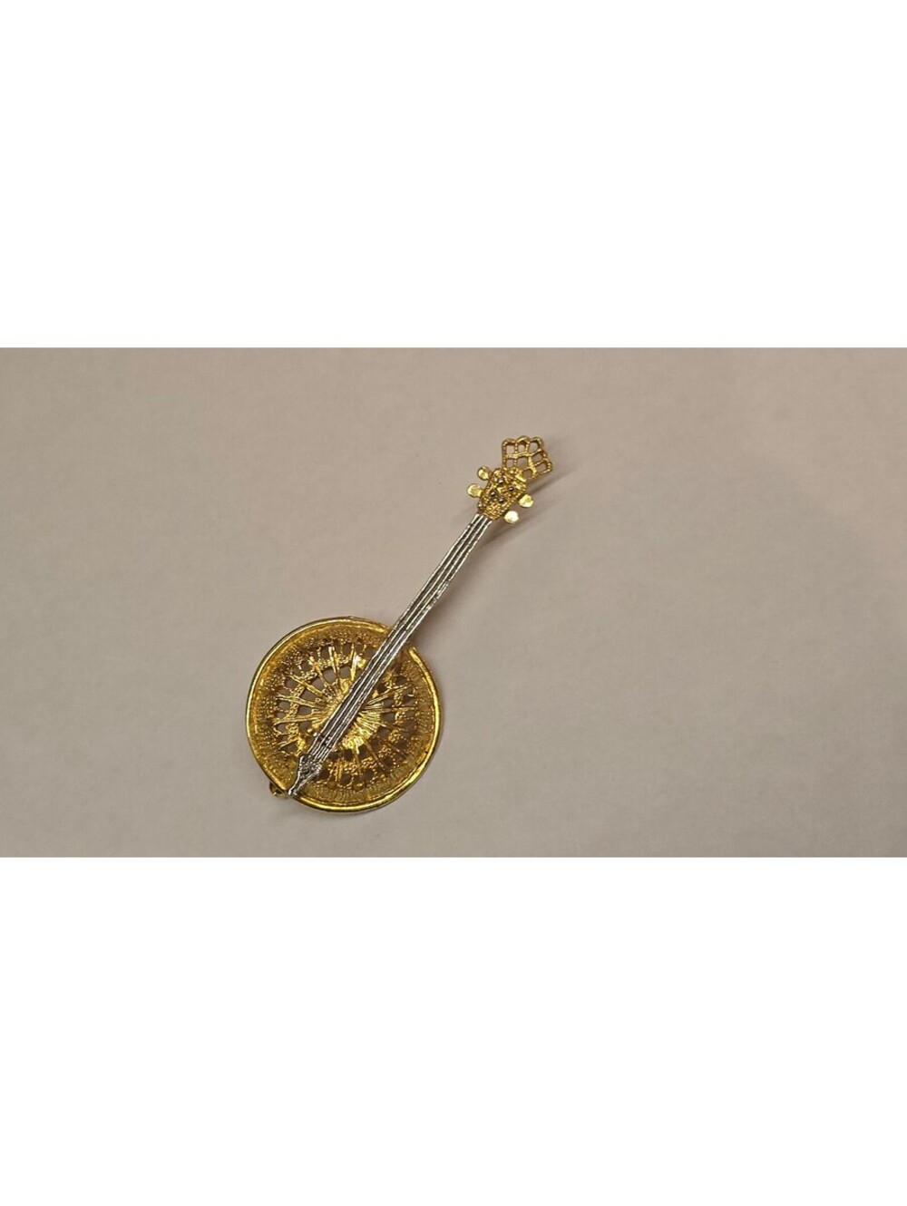 Banjo Shaped Brooch